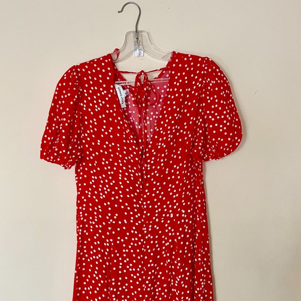 Emily Daniels Red polka dot dress - Picture 8 of 12
